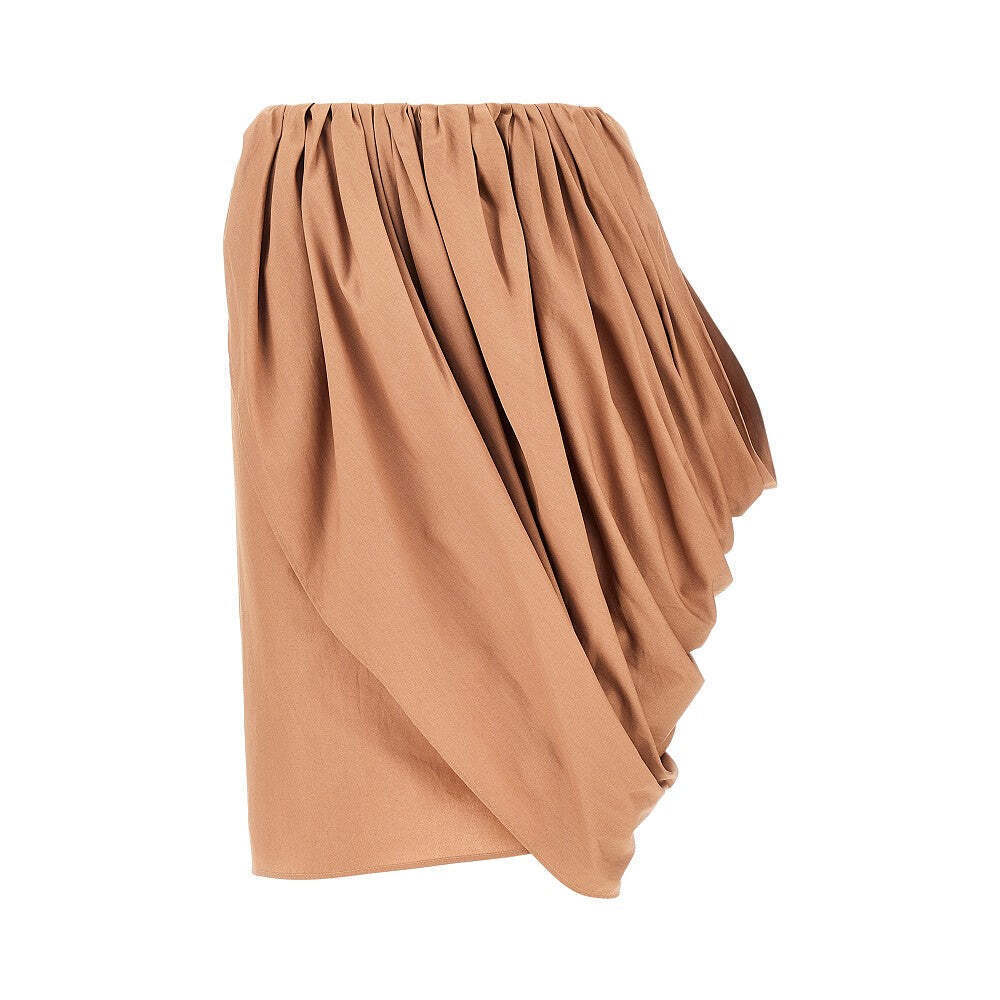 Chloe' Draped Poplin Skirt
